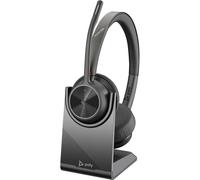 Poly Voyager 4320-M Auricolare Bluetooth con dock di ricarica certificato per Microsoft Teams Nero