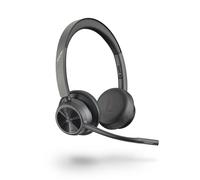 Poly Voyager 4320 UC, V4320-M C Headset Bluetooth Stereo senza cavi con USB-C, senza stazione di ricarica, certificato per Microsoft Teams