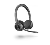 Poly Voyager 4320 UC, V4320 C Headset Bluetooth Stereo senza cavi con USB-A, senza stazione di ricarica