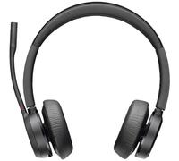 POLY Cuffie Voyager 4320 UC stereo USB-A + adattatore USB-A BT700 + supporto per ricarica