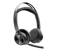 POLY Voyager Focus 2 Cuffie USB-C certificate Microsoft Teams + adattatore USB-C/A + base di ricarica - Nouvo