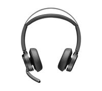 POLY Voyager Focus 2 USB-A with charge stand Headset CUFFIE, Nero