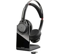 POLY Voyager Focus UC Cuffie senza fili ad archetto per ufficio/centro chiamate Bluetooth Nero - Nouvo