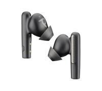 Poly Voyager Free 60, Auricolari con Connessione Bluetooth 5.3 e USB-A, Cancellazione del Rumore, Cuscinetti S/M/L, Comandi sul Dispositivo, Autonomia 24 Ore, Compatibile con Windows e macOS, Nero