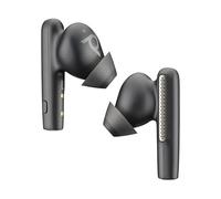 Poly Voyager Free 60, Auricolari con Connessione Bluetooth 5.3, USB-A e USB-C, Cancellazione Rumore, Cuscinetti S/M/L, Comandi sul Dispositivo, Autonomia 24 Ore, Compatibile con Windows e macOS, Nero