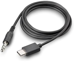 Poly Voyager Free 60+, Cavo Adattatore Audio con Connessione a 3,5 mm per Auricolari Poly Voyager Free 60+, Nero