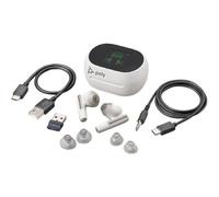 Poly Voyager Free 60 + M UC Con Touchscreen Carica Case Usb-A Bianco / HP