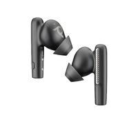 POLY Voyager Free 60 UC Carbon Black Earbuds +BT700 USB-A Adapter +Basic Charge Case AURICOLARI WIRELESS, Nero
