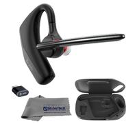 Poly Voyager Legend 50 UC Cuffie Bluetooth, Custodia di Ricarica, Cancellazione Rumore AI, 4Microfoni WindSmart