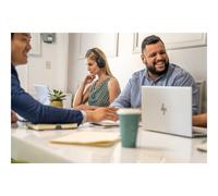 POLY Voyager Surround 80 UC Microsoft Teams Certified USB-C Headset +USB-C/A Adapter CUFFIE, Nero