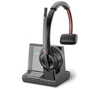 POLY W8210-M, MSFT Cuffia wireless ad archetto per ufficio/centro chiamate Bluetooth Nero - Nouvo