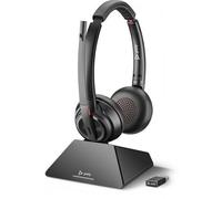 HP Poly Savi 8220 Kopfh?rer Kabellos Kopfband B?ro/Callcenter Bluetooth Ladestation Schwarz (8Y9C4AA#ABB)