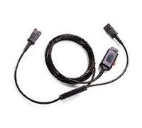 POLY Y Cable (Y-Cable Adapter Trainer - - Headset splitter Y Cable - - Black - Cable - Warranty: 24M) NEW