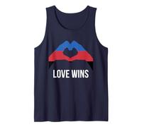 Polyamory Flag L'Amore Vince Il Cuore Poliamoroso Canotta