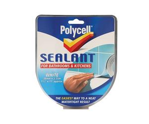 Polycell - Sealant Strip Cucina / Bagno Bianco 41mm