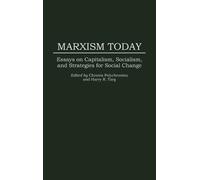 Polychronis Polychroniou Harry R. Targ Marxism Today (Copertina rigida)