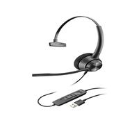 Polycom Headphones With Microphone Poly 214568-01 Black HEADPHONES NUOVO