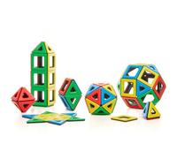 Polydron 50-1010 Set magnetico per classi, 96 pezzi