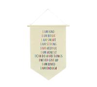 Polyester Pennant Wall Decoration Featurs Citazione Motivazionale Per Migliorare La Bandiera Preventivi Lettura Spaziale Personale