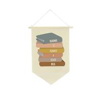 Polyester Pennant Wall Decoration Featurs Citazione Motivazionale Per Migliorare La Bandiera Preventivi Lettura Spaziale Personale
