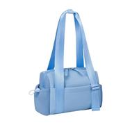 Polyester Versatile Shoulder Bag With Dry Wet Separation For Convenient Storage Sports Fitness Bag Black(Blue)