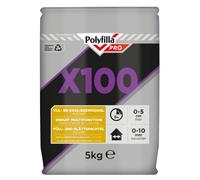 Polyfilla Pro X100 Stucco Riempitivo e Rasante per Interno in Polvere 5 kg