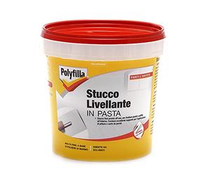 POLYFILLA STUCCO LIVELLANTE per Interno, soffitti e pareti intonaco, gesso e cartongesso, lavori di rifinitura e precisione, in PASTA, BIANCO 1.5 KG