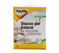 POLYFILLA STUCCO PER ESTERNI, a base di cemento, per il riempimento su crepe fessure e buchi di calcestruzzo intonaco, in Polvere 1KG