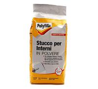 POLYFILLA STUCCO PER INTERNI, per riempimento e rasature in Polvere, BIANCO 5KG