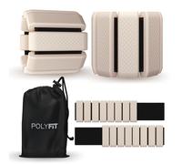 Polyfit Pesi per polsi e caviglie, 1 paio, indossabili per donne e uomini, braccialetto indossabile per esercizi, yoga, passeggiate, corsa, danza, sbarra, pilates, cardio, aerobica, sabbia