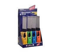 POLYFLAME ESPOSITORE 16PZ ACCENDIGAS FASHION RICARICABILE LUNGHEZZA 27,1CM