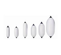 Polyform F-6 WHITE Serie F Barca FENDER Gonfiabile 11 " x42 " Doppio Occhio