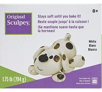 Polyform Sculpey Original Polymer Clay 1.75 Pounds/Pkg-White, Argilla polimerica, Bianco, 10 x 10 cm, 794 unità