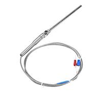 PolyGen 100mm Probe Temperature Sensor with M8 Thread and 5mm Diameter, Type K Thermocouple for Fast Response Sensing in 0℃ to 400℃ Applications (1M)