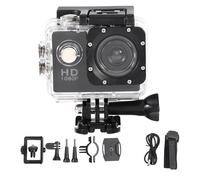 PolyGen 12MP Full HD Camera for Sports Recording with a 2.0 Inch LCD Display and 90 Minute Battery Life, Includes Full Action Camera Accessories Kit (White)