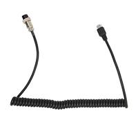 PolyGen Cavo microfono altoparlante MH-31B8 Cavo adattatore per microfono portatile con design a spirale per sistemi di comunicazione radio FT-847 FT-840 FT-920 e FT-950