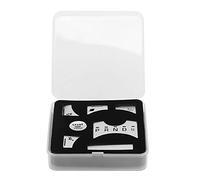 PolyGen Central Control Panel Button Trim 7 Piece Kit, Silver Aluminium Alloy Gear Shift Panel Button Decor, Interior Sticker for XF 2012-2015
