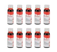 PolyGen Cosplay Sangue Realistico con una Formula Lavabile per il Trucco di Halloween ed Effetti Speciali per un Colore Vivace e un Aspetto Realistico Confezione da 10 (Sangue)