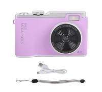 PolyGen Digital Camera with 16X Zoom featuring 4K Video Capture and 64MP Sensor, a Compact Travel Camera with 2.4 Inch IPS Screen for Beginners (Nessuna scheda di memoria)