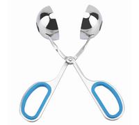 PolyGen Easy Meatball Rice Ball Maker strumento per cucinare, un utensile antiaderente per polpette che funziona come una macchina per polpette in acciaio inossidabile e una pinza (blu)