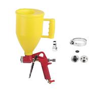 PolyGen Hopper Paint Sprayer featuring a 3L capacity, a pneumatic Home Decoration Sprayer for walls and fences with three nozzle sizes 4mm 6mm 8mm