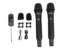 PolyGen Microfono streaming live con funzionalità di registrazione HD, un Sistemi a doppio microfono con microfoni ricaricabili da 2200 mAh per telefoni e sessioni di karaoke