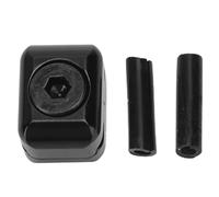 PolyGen Morsetto per Corda per círculo tiro con l'círculo per sistemi di Supporto per frecce a Scomparsa, Una Clip di Fissaggio in Metallo Che Funge Anche da manopola di (Nera)