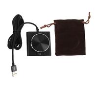 PolyGen Multimedia Regolatore del volume del telecomando con USB Plug and Play, regolazione a 360 gradi, custodia in alluminio per PC/laptop, manopola di controllo del volume USB
