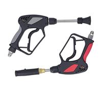 PolyGen Pistola per idropulitrice ad Alta Pressione 5000 PSI 40 l/min con Teste per Pistola ad Acqua e Schiuma, Set di Pistole per Lavaggio Auto con Ingresso M22 da 14 mm e Giunto (Connettore Punta