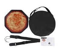 PolyGen Portable Octagonal Drum with Adjustable Strap and Carry Bag for Street Performers and Live Gigs Delivers Deep Bass Tones as a Birch Wood Cajon Instrument