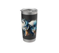 Polygon Art Japanese Spitz Bicchiere termico in acciaio inox doppia parete