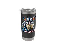Polygon Art Sugar Glider Sugar Gliders Bicchiere termico in acciaio inox doppia parete
