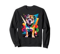 Polygonal Abstract Art Border Terrier Border Terriers Felpa