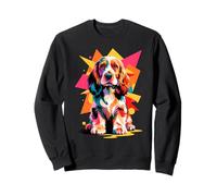 Polygonal Abstract Art English Cocker Spaniel Spaniels Felpa